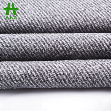 Mulinsen Textile New Item Polyester Wool Knitted Twill Melange Fabric